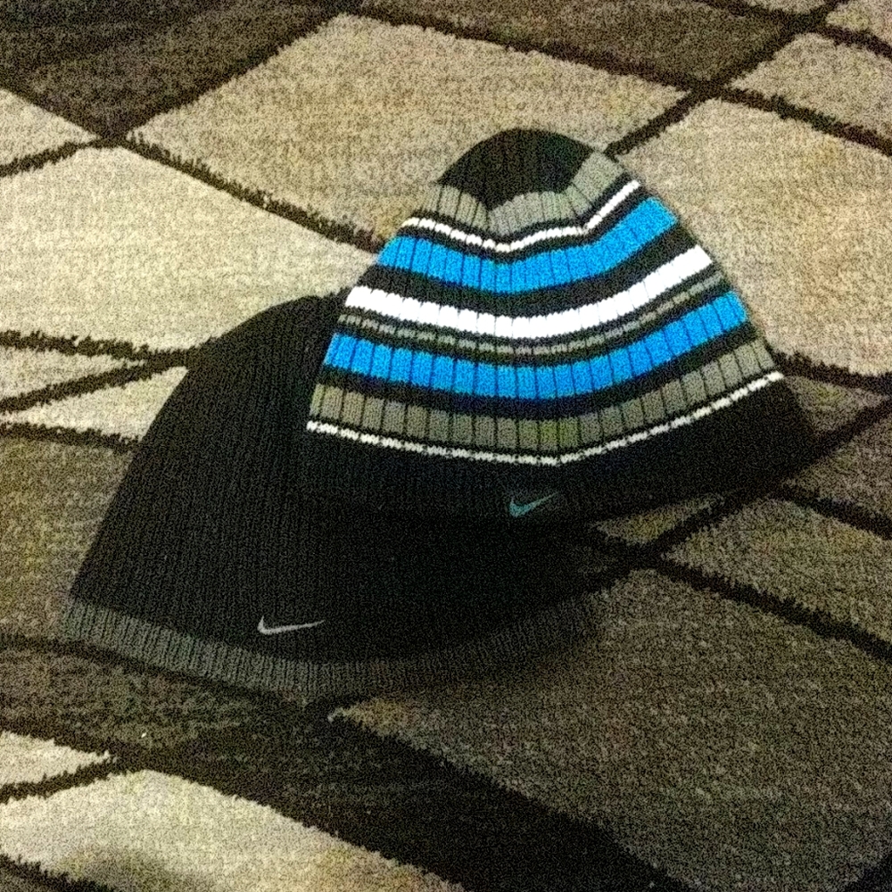 2 Nike beanies
